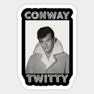 Conway Twitty Sticker